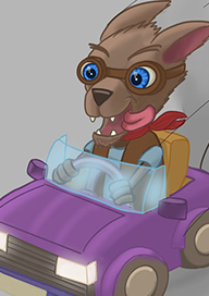 Raceing dog